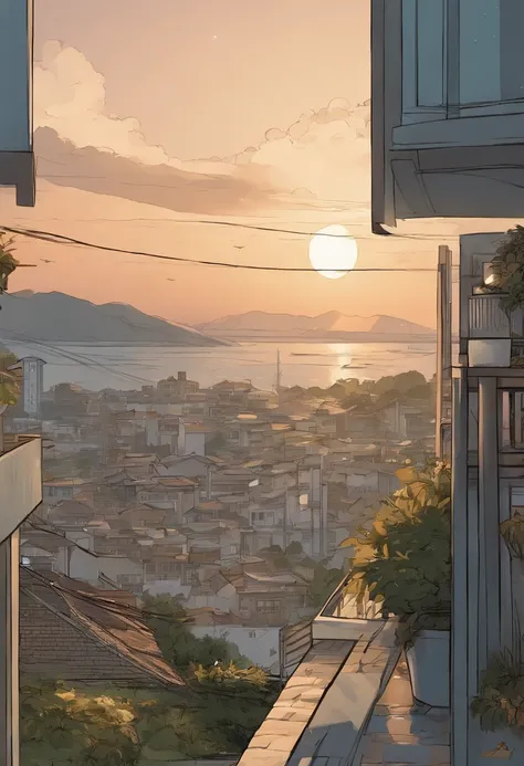 comic strip，Hong Kong comic book style，Fengyun comic style，（（（Comic storyboard））），Two-dimensional picture，Estilo de Makoto Shinkai，Makoto Shinkai manga art，teens girl，The narrow streets of the town，starrysky，vibrant with colors，super-fine，Smooth lines，high...