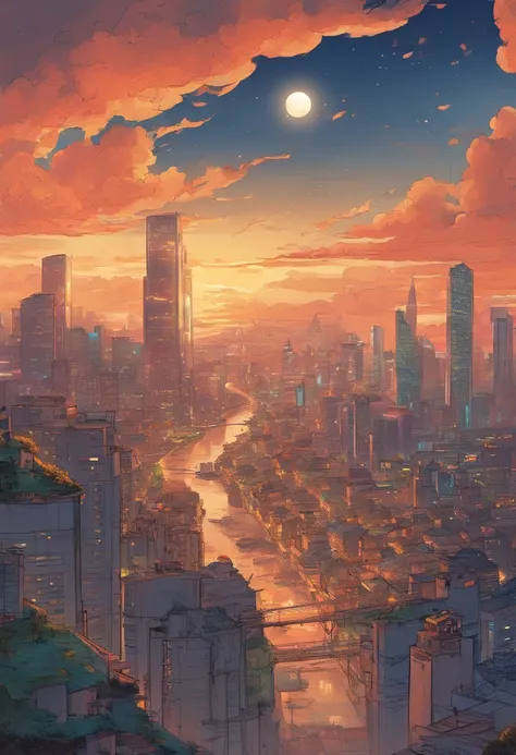 comic strip，Hong Kong comic book style，Fengyun comic style，（（（Cartoon Split））），（（（Comic storyboard））），Two-dimensional picture，Estilo de Makoto Shinkai，Makoto Shinkai manga art，teens girl，The narrow streets of the town，starrysky，vibrant with colors，Hyper-re...