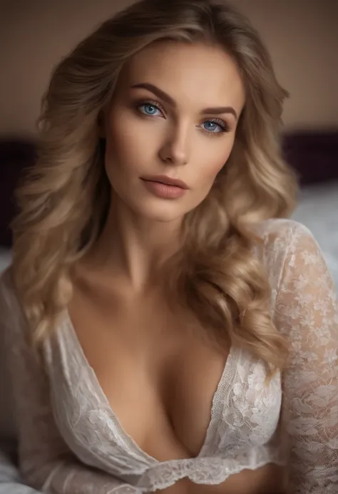 Allard-Frau komplett , Sexy blue-eyed girl, Ultra-Foto-Realisim, detailliert akribisch, portrait sophie mudd, blonde hair and large eyes, Selfie einer jungen Frau, Augen im Schlafzimmer, Violet Myers, No-Make-up, Natural makeup, Schauen Sie direkt in die K...