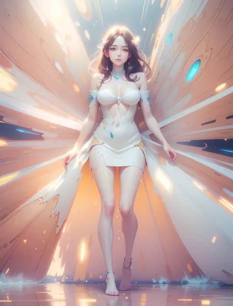 close-up of anime woman with bright beautiful detailed eyes, wet-on-wet, shiny, shimmery, glittery, Ross Tran, high quality, 8K Ultra HD, beautiful woman, A digital illustration of anime style, digital anime paintings of her, soft anime tones, Feels like J...