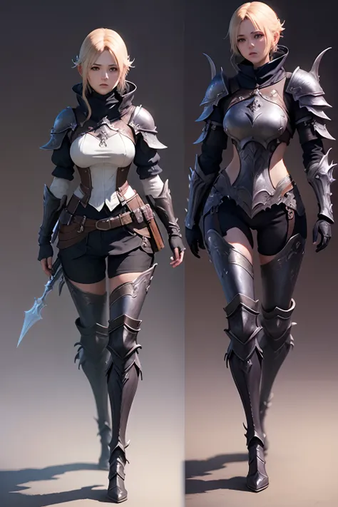 final fantasy xiv　A woman who protects her whole body　trouser　high-necked　Full body armor　No exposure