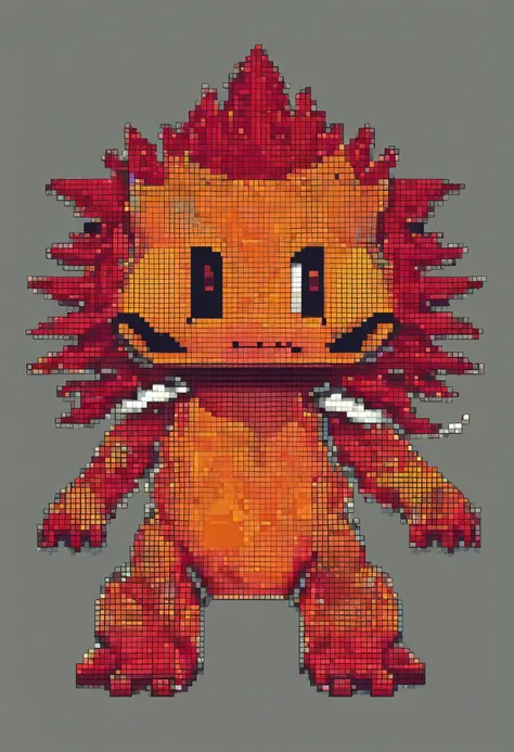 Pokémon axolotl fire and electric type