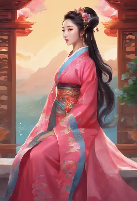 ((Best quality, 8K, Masterpiece :1.3)), Sharp focus :1.2, Korean sexy Barbie.((The kings concubine. Kingdom of Korea. with tattoos)) (Hanbok Korean traditional clothing ). Sleeping on the Bed. Nuances. Sad_mix4, 20 days,hyper realisitc:1.37),16K HD,