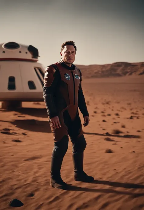 elon musk arriving on mars