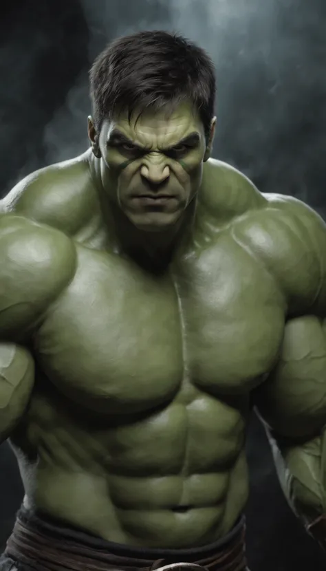 mortal kombat hulk character concept super strong, muscular, ABS, 35mm lens, photography, ultra details, HDR, UHD, 8K