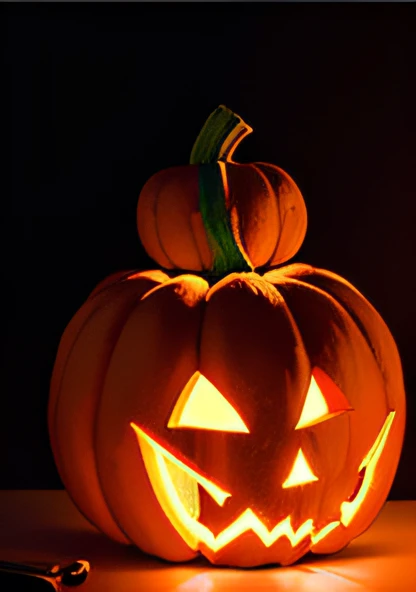 coloring books about A spooky forest with glowing pumpkins and bats