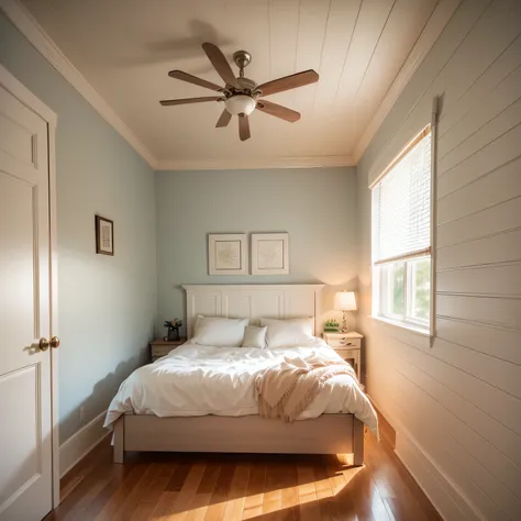 bedroom wainscoting with  Raised Panels and Beadboard