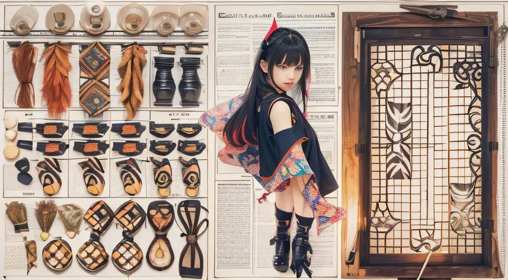 Storyboard，Forged hammer pattern，Linen cloak，oguchi，sedate，massiness，Shiny and warm，(A girl with bright black hair)(Best quality, A high resolution, Vivid colors, (telephoto lenses), (Realistic effects))Forged hammer pattern，Extra little cuff pet，oguchi，se...