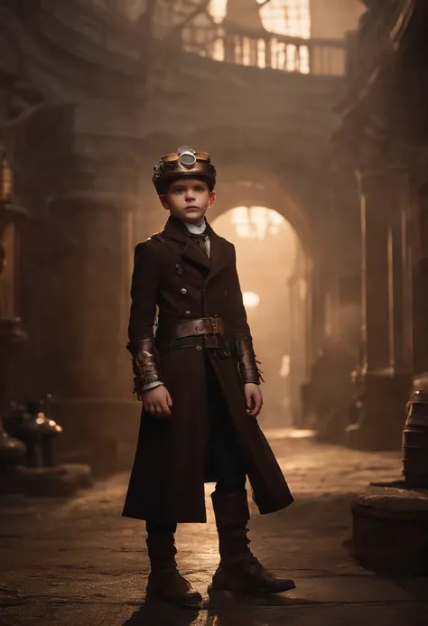 In the eerie glow of a hidden corner of the desolate world, stands The Kid, a solitary figure embodying both innocence and tenacity. In the stark contrast to the surroundings, The Kid is a visual marvel with elements of both steampunk and cyberpunk aesthet...