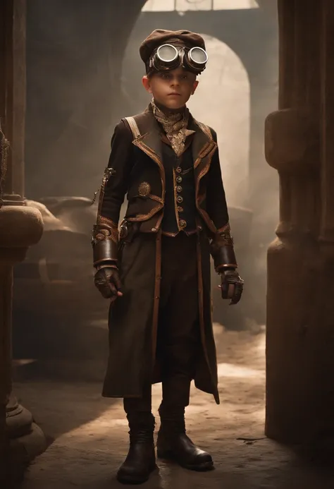 In the eerie glow of a hidden corner of the desolate world, stands The Kid, a solitary figure embodying both innocence and tenacity. In the stark contrast to the surroundings, The Kid is a visual marvel with elements of both steampunk and cyberpunk aesthet...