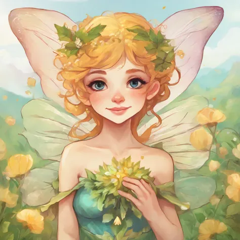 fantasy ,Very cute,Little Pixie Fairy,magic,Magic pollen