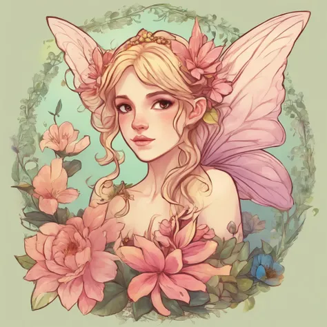 fantasy ,Very cute,Little Pixie Fairy,magic,Magic pollen