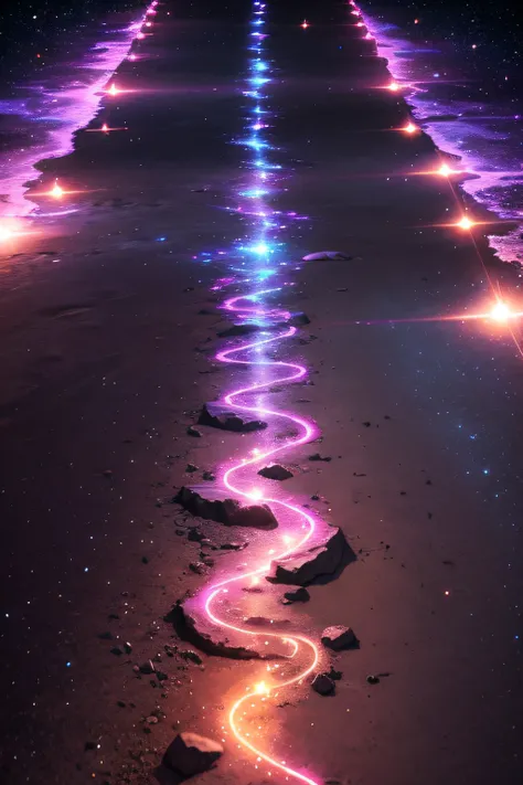 space nebula footpath