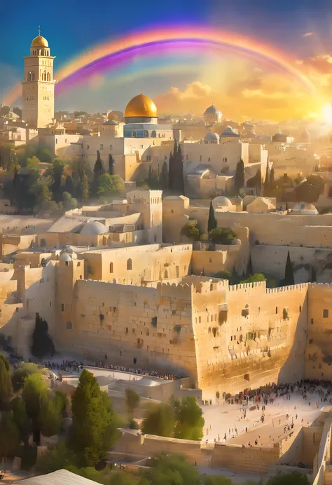 photographic, National Geographic quality picture, award winning, (Best Detailed: 1.5), (best quality: 1.5) picture of the Western Wall in Old City Jerusalem (an exact detailed: 1.5), The Western Wall (best detailed, best quality: 1.5) in all is antiquity,...