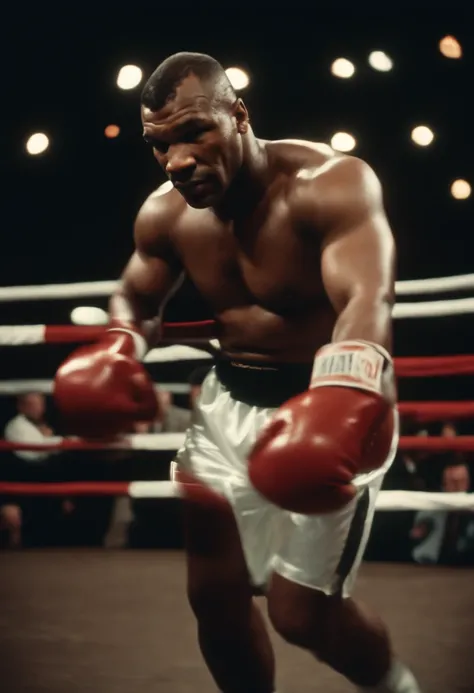 Mike tyson in the ring