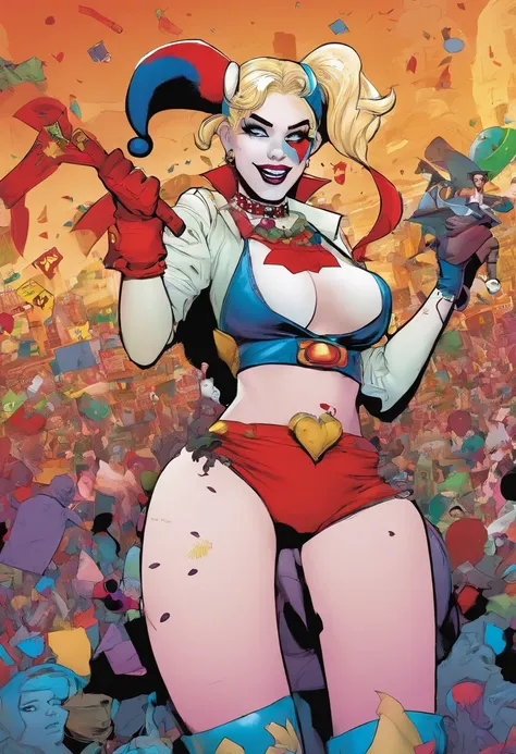 Harley Quinn teniendo sexo, desnuda, Disco duro, cuerpo perfecto