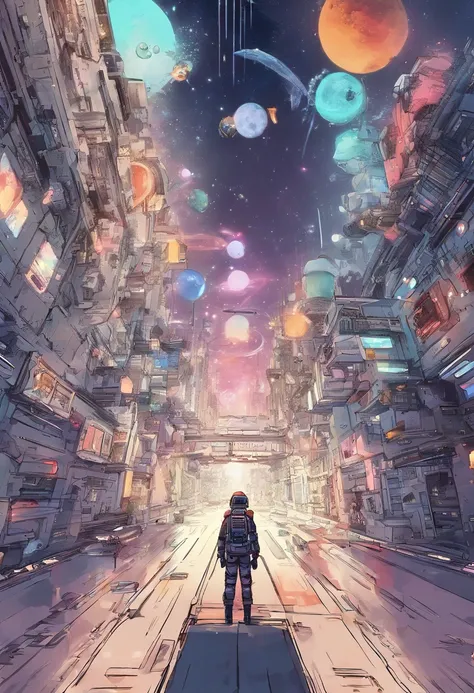 （（（Comic storyboard））），comic strip，Two-dimensional picture，Manhwa Style，Makoto Shinkai animation style，Makoto Shinkai animation film art style，Ultra-wide angle of view，China-style，a town with beautiful scenery，Faraway view，Vivid and bright colors，super-fin...