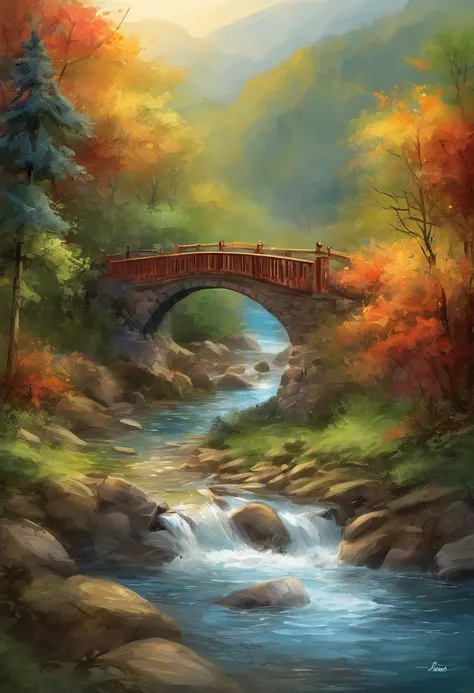 （（（Comic storyboard））），comic strip，Two-dimensional picture，Manhwa Style，Makoto Shinkai animation style，Makoto Shinkai animation film art style，Ultra-wide angle of view，China-style，Small bridges and flowing water，Faraway view，Vivid and bright colors，super-f...