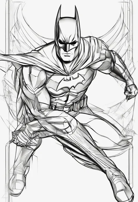 batman, detailed, CBZBB style, Trend in Arstation, digital art, tag