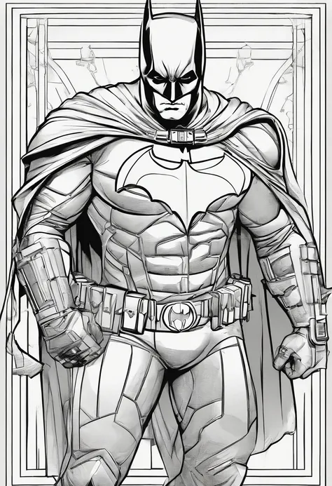 batman, detailed, CBZBB style, Trend in Arstation, digital art, tag