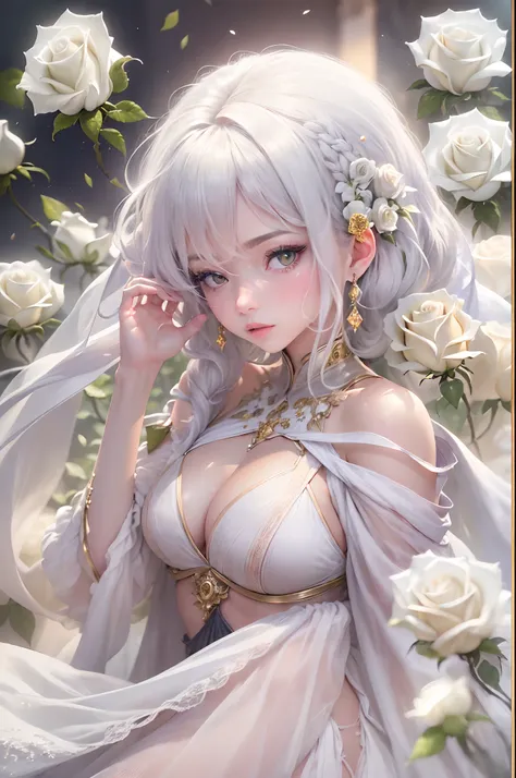 (((Masterpiece, Photorealistic, photo realism, 8K, Best Quality, Ultra-detailed))), cinematiclight, official arts, (1girl:1.3), (独奏:1.4), (((Sit))), trunk, sideways, Average Breasts,, Narrow waist, Sexually seductive, bare footed, (((a goddess))), Gorgeous...