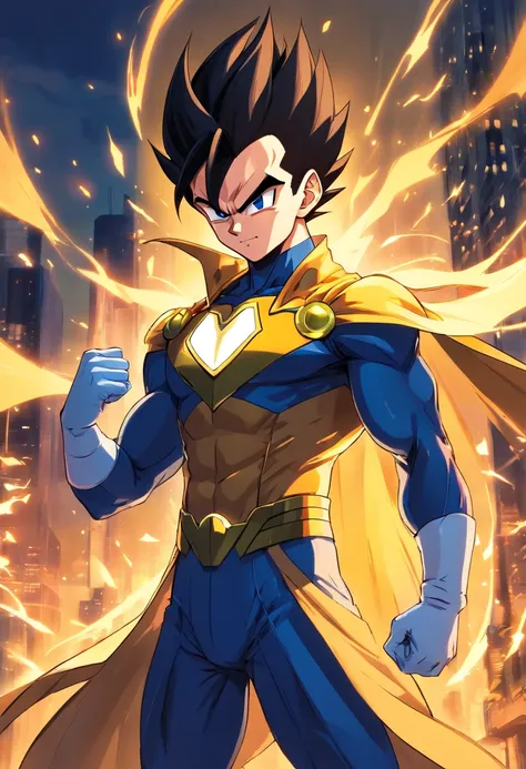 Vegeta usando o TRAJE DO BATMAN, Dragon Ball, Masculino