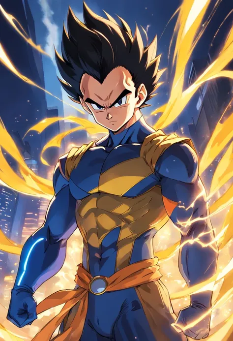 Vegeta usando o TRAJE DO BATMAN, Dragon Ball, Masculino