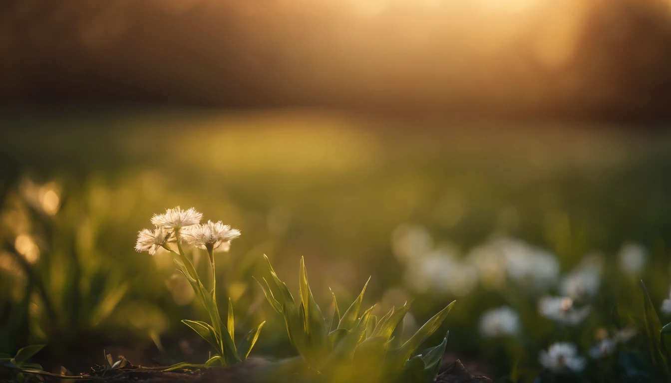 springtime morning,A ray of hope,Looking to the future