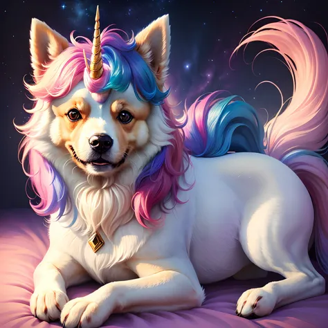 Pomeranian unicorn