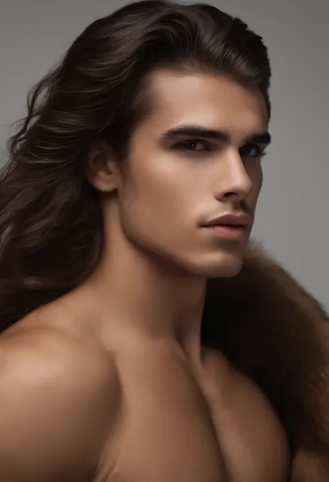 Um retrato de um homem belissimo , rosto masculo,(( Homem de 18 anos))), charmoso e sexy, um lobo mal, Villanious, Homen Quente naked, de corpo inteiro hot, corpo escultural, peitoral grande e forte, pernas musculosas, bunda linda, various positions, Frank...