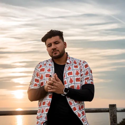 there is a man standing on a railing with his hands clasped, shot on sony a 7, taken with sony alpha 9, taken with canon 8 0 d, taken with canon eos 5 d mark iv, shot on canon eos r 5, shot on canon eos r5, taken with canon 5d mk4, taken with a canon eos 5...