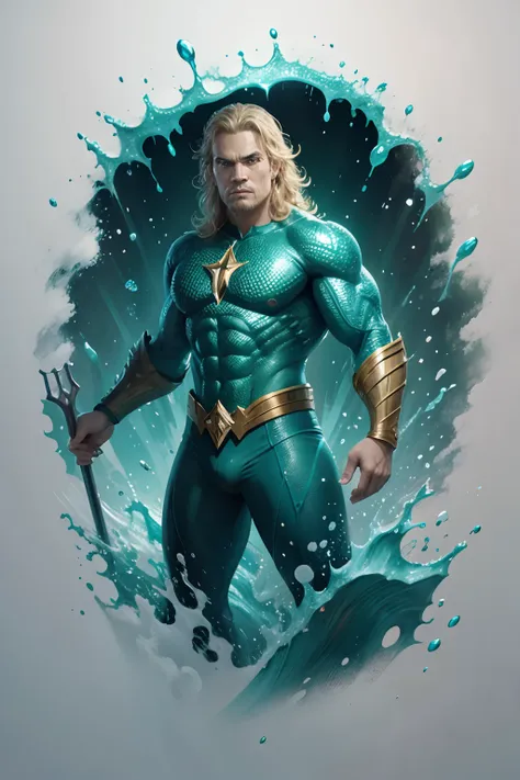 [aquaman brasileiro], [digital illustation], [estilo heroico], [carlos arteheroica], [artstation], [high definition to highlight...