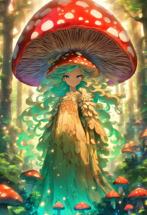 Mushroom forest queen goddess