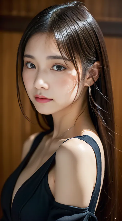 (((32ｋ,high detal,high-detail、​masterpiece,Attention to detail,full body Esbian,Lori,独奏))),Raw photo & realistic atmosphere,beautiful dark blue eyes,Detailed mouth,Glossy lips,Detailed eyebrows,Eyes drawn in detail with soft white skin that shines with eve...