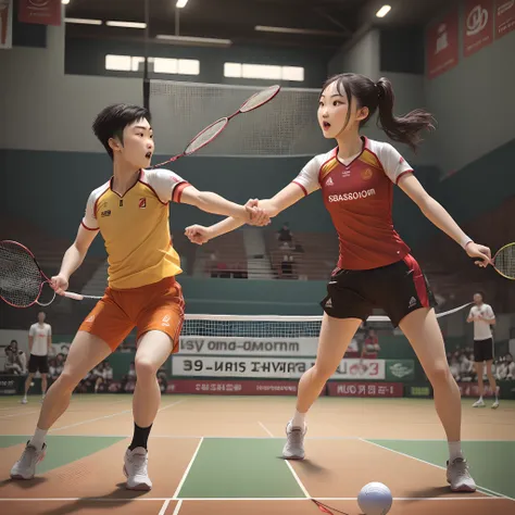 Badminton Games poster