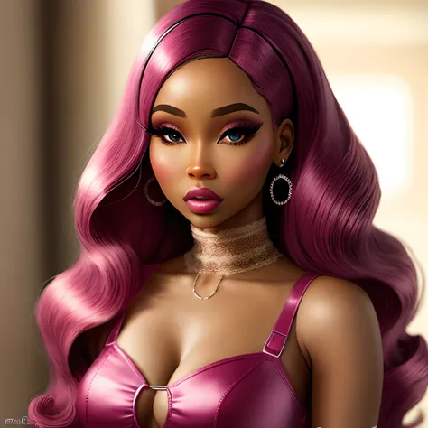 Nicki Minaj as a Barbie