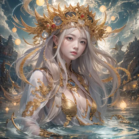 32K transparent,Close-up of the back behind(tmasterpiece,k hd,hyper HD,32K)Gold silk python pattern,Thats when I opened my eyes,Look at the water trails on the ground,muttering。 Thats what I did?Thats amazing。 aaaaaaaaaax~ Kushina held her head and moaned,...