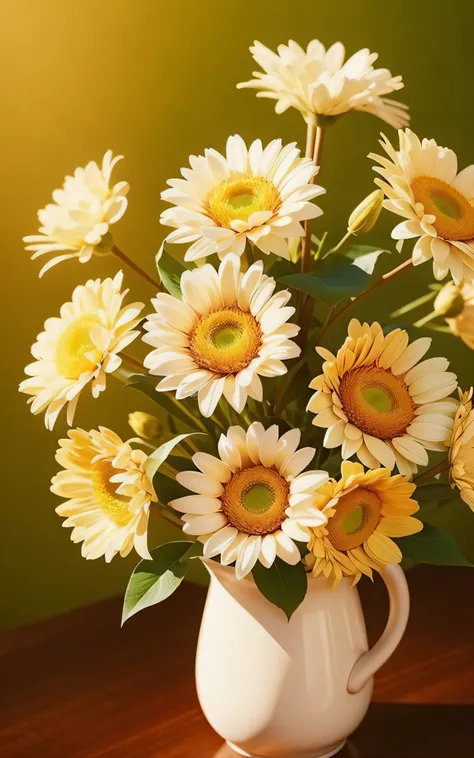 Beautiful and gorgeous bouquet in the morning light