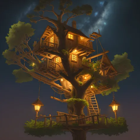 Tree house night