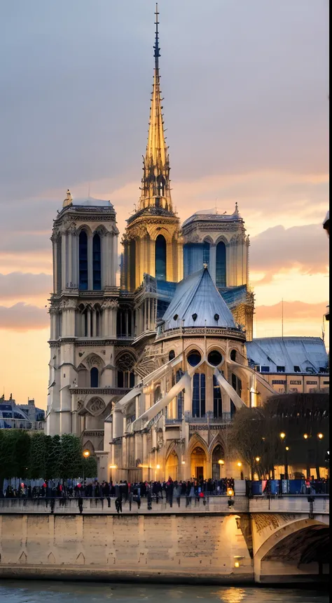 Notre-Dame Cathedral in Paris, commonly known as Notre-Dame, is one of the most emblematic monuments of Paris and France. It is located on the Ile de la Cité and is a Catholic place of worship., See of the Archdiocese of Paris, dedicated to the Virgin Mary...