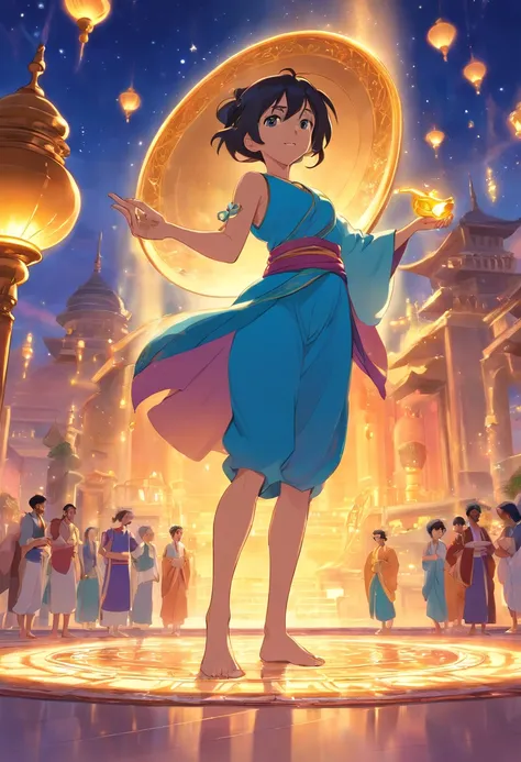 by disney、【Jeannie】、【Aladdin and the Magic Lamp】