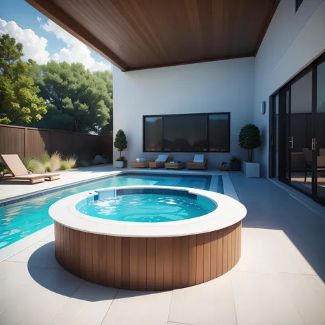 modern inground pool with Safety and Accessibility