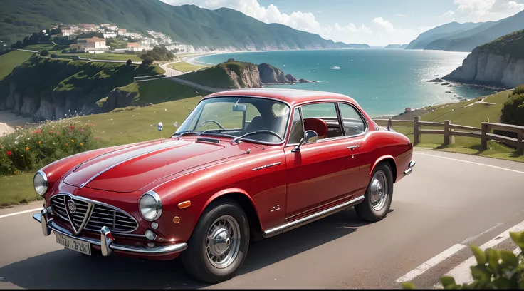 High-quality images：

(bright red, vibrant, eye-catching, intense:1.1), (best quality, 4k, highres, masterpiece:1.2), ultra-detailed, (realistic,photorealistic,photo-realistic:1.37), (classic, vintage) Alfa Romeo 1900 in Italy, (beautiful, stunning, pictur...