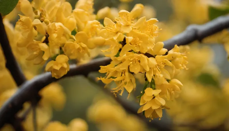 sweet osmanthus,Winemaking，beverage，Early morning daylight，Refreshed，ice cubes，Medium exposure，Laurel branches