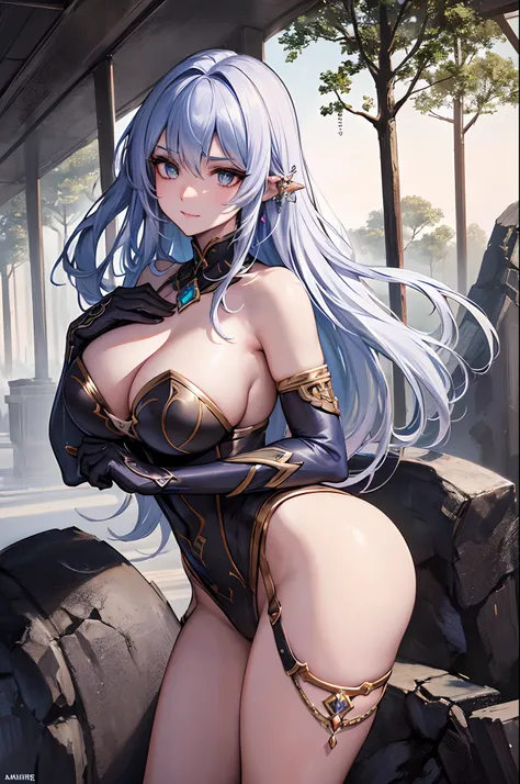 (Best quality, 4k, 8k, highres, masterpiece:1.2), ultra-detailed, realistic, mmo game, woman carater, sexy slim body, huge breasts and ass, fantasy woman carater, carater menu, changes clothes, huge sword on her back, magic aura, illustration, portrait, st...