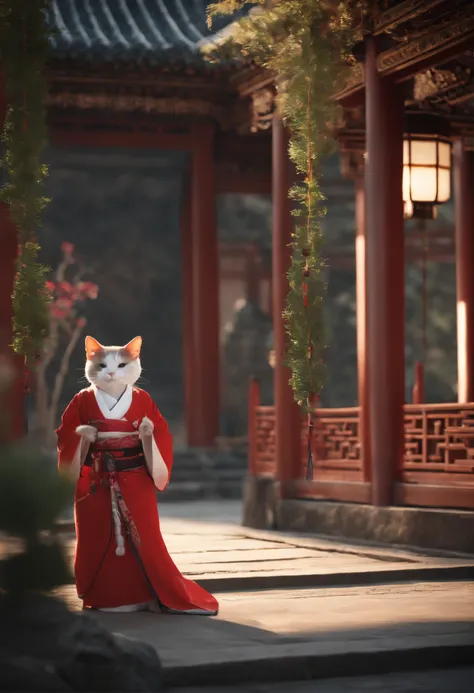 There is a cat, elegantly dressed in a kimono, ancient Chinese clothes, flashy clothes, and a flashy, intricate dress. Known as the Samurai Cat, this anime cat is an assassin. She is a very beautiful and cute girl cat, often seen fully dressed. She is an a...