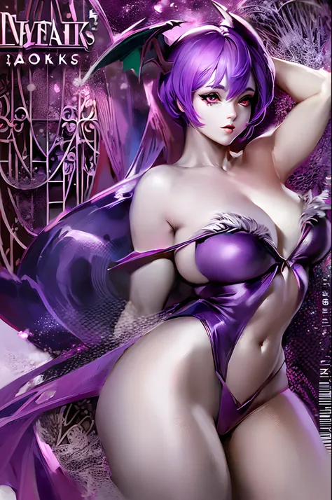 (best quality,masterpiece:1.2),intricate details,1girl,darkstalkers_lilith modeseven,super curvy,comic style,vibrant colors,standing,inocent