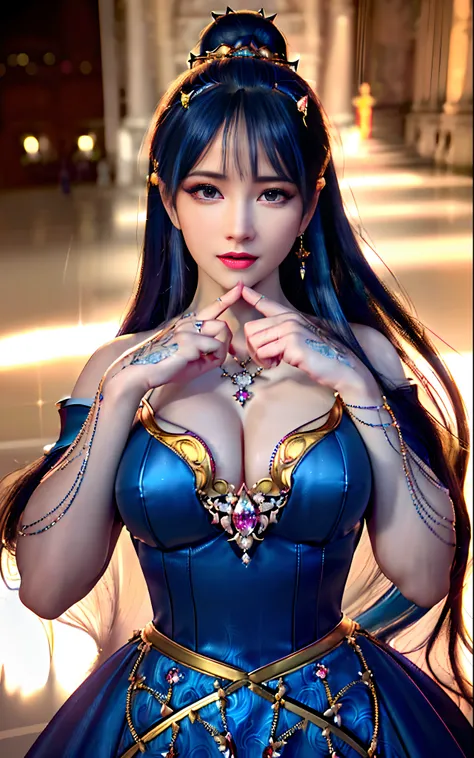 ((realisticity: 1.2)), ((realistic: 8K UHD)), ((best resolution: 8K UHD)), hyper detailed, best quality,masterpiece,highres,cg, ((1 girl hyper detailed and hyper realistic) ) , ((beautiful queen, hyper realistic and hyper detailed)),((white skin, beautiful...