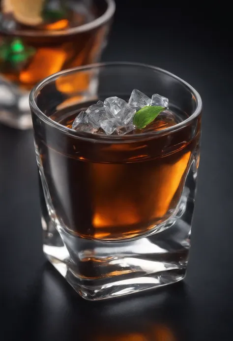 ((a shot made with equal parts Jägermeister, Blue Curacao and Mountain Dew in a shot glass)), ((in a shot glass:1.5)), (((no garnishes:1.5))), (sci-fi Mass Effect background), photorealistic, portrait, professional, clean, focus, action, shadows, depth of ...