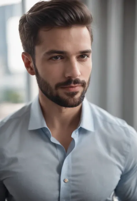 Homem lindo de terno, quarenta anos , barba linda , homem sexy executivo, terno cinza